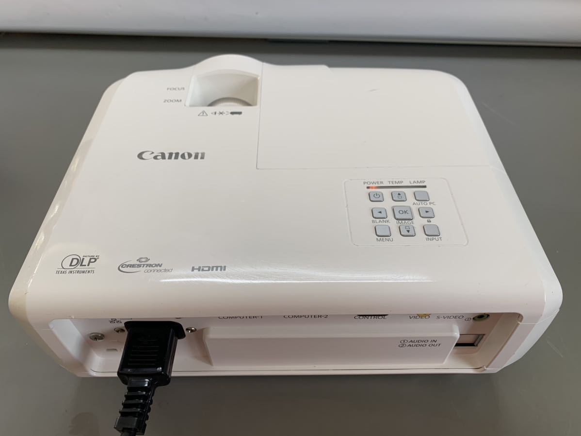 A306）電源コード付き　キャノン/Canon データプロジェクター LV-WX300　ランプ時間 659H