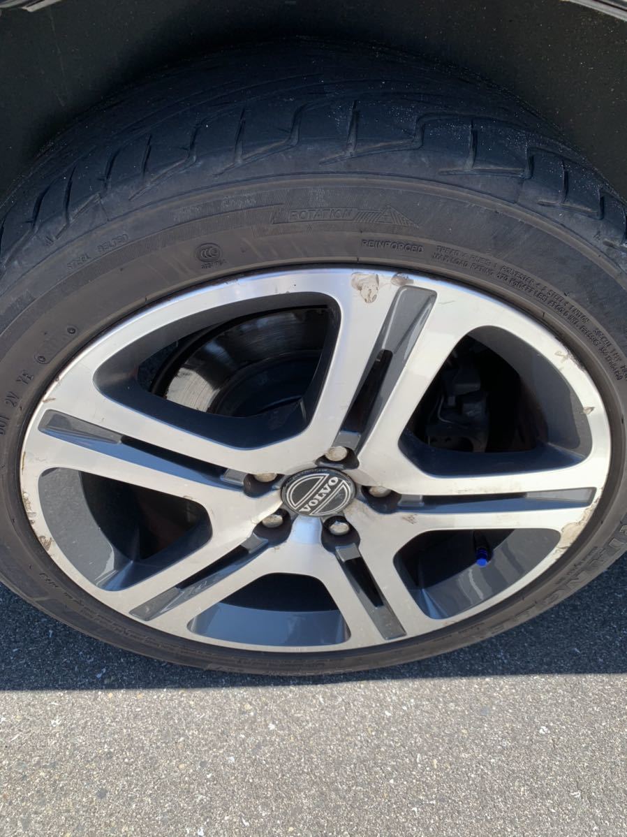 VOLVO V70 ダイナミックエディション限定 ホイール SB5244 17インチ ラジアル ボルボ タイヤ付