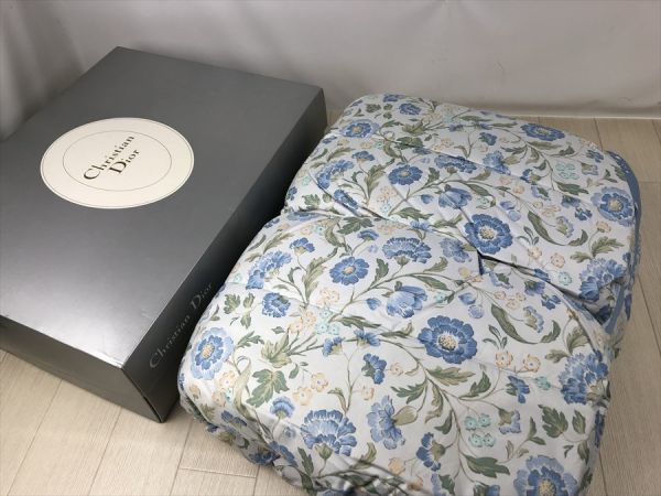 Christian Dior クリスチャンディオール　ダウンケット　肌掛け布団 j718 クリスチャンディオール 羽毛掛ふとん 羽毛肌掛け布団 ダウン