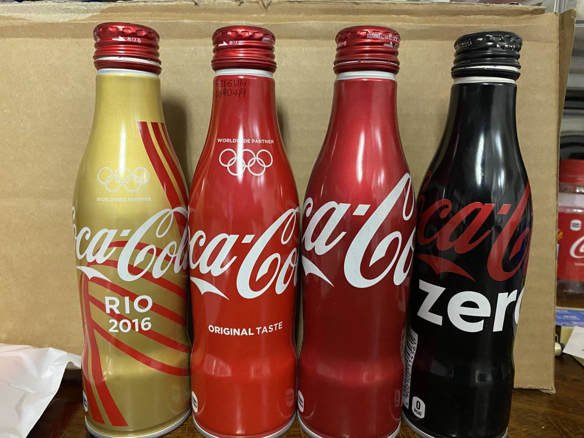 限定 激レア 空缶 コカコーラ スリムボトル 250ml 4本セット 15 年 リオ 東京 オリンピック Rio Tokyo Coke Zero コカ コーラ 売買されたオークション情報 Yahooの商品情報をアーカイブ公開 オークファン Aucfan Com