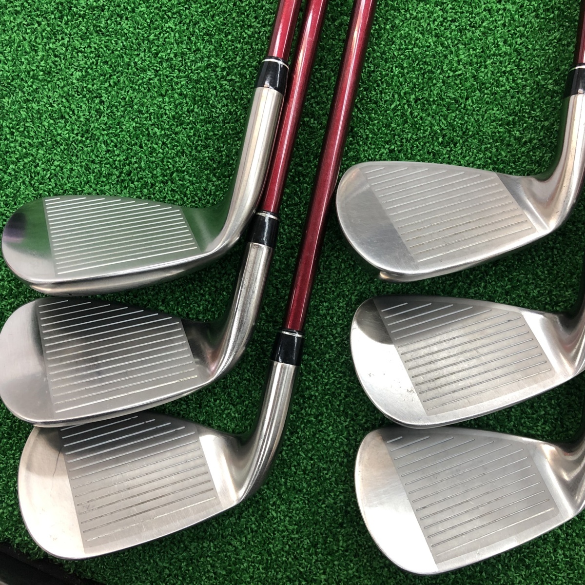 TITAN FACE RED PRGR プロギア アイアン RS アイアンセット 中古アイアンセット 中古プロギア 38.5 中古RED CD SOFT 0 10.5