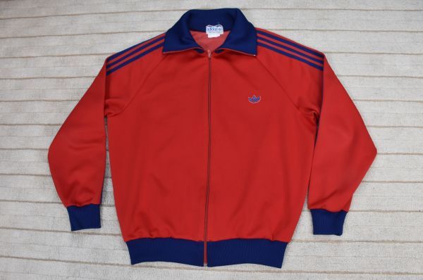 正規品，定番 アディダス 80s ジャージ トップ 赤 adidas ビンテージトラック スーツ /7151 501 101 ATP 00 511 505 606 101(ジャンパー、ブルゾン)｜売買されたオークション情報、yahooの商品情報をアーカイブ公開 - オ 男性用