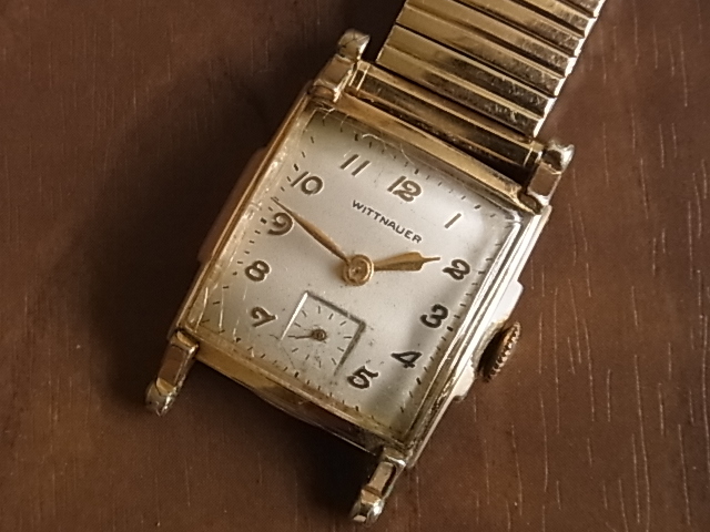 ウィットナー 17石 WITTNAUER OH済! スイス製17石 10KGF ヴィンテージ 