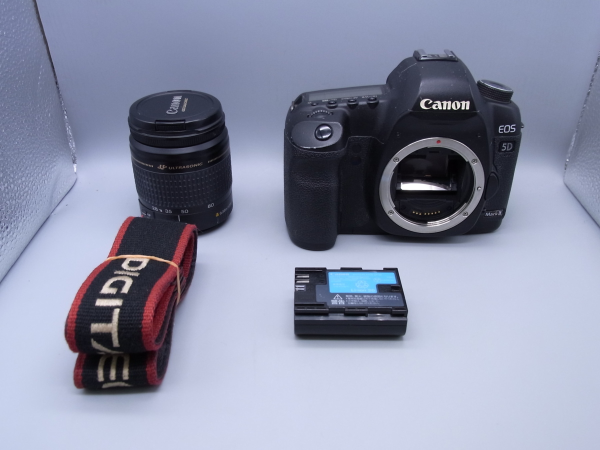 Canon キャノン EOS 5D Mark II 2110万画素 + EF 28-80mm 現状で