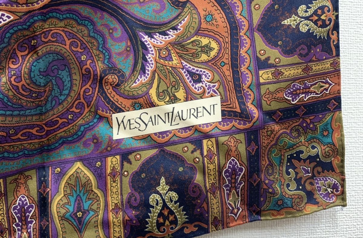 国内先行発売 Yves Saint Laurent イヴ サンローラン YSL シルク