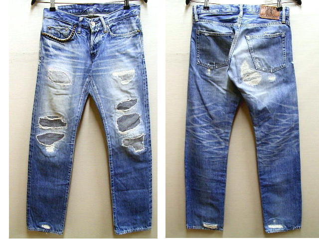 Hysteric Glamour (ヒステリックグラマー) スタッズセルビッチデニム 