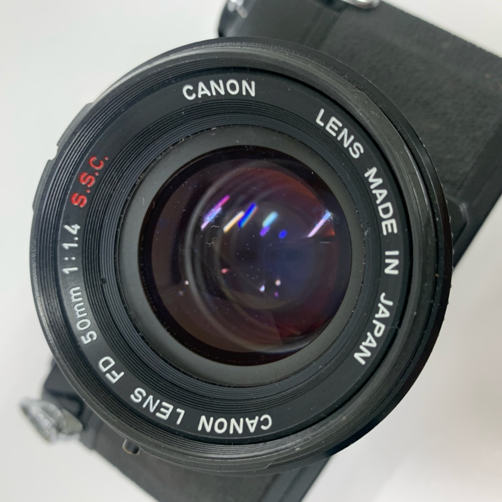 ◇Canon キヤノン F-1 ボディ / FD 50mm F1.4 S.S.C. レンズ / MF一眼 