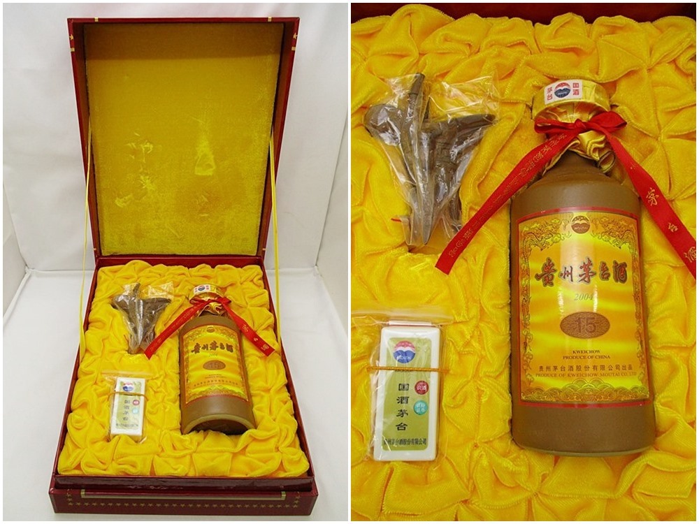 20-1578【未開栓】貴州茅台酒 15年 2004 500ml 53% 約830g 箱つき