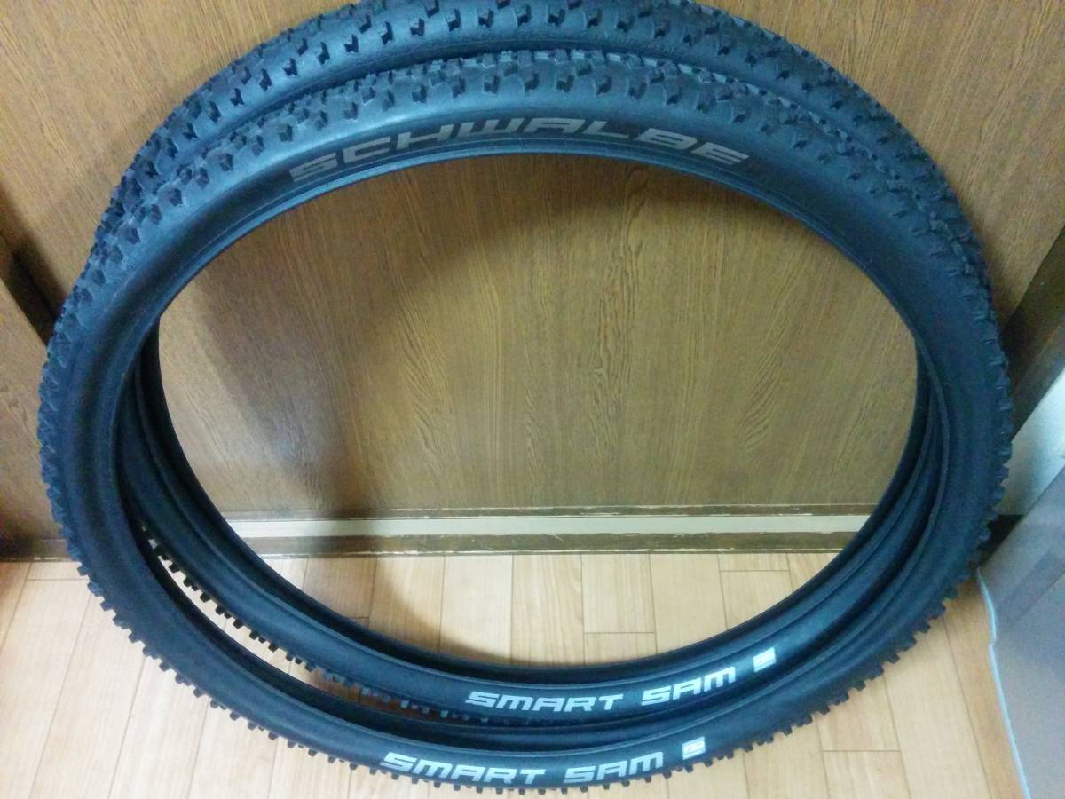 【数量限定，お買い得】 SCHWALBE シュワルベ SMART SAM 27.5 &times;2.10 MTB タイヤ2本セット 新車取外し品(タイヤ)｜売買されたオークション情報、yahooの商品情報をアーカイブ公開 - オークファン タイヤ