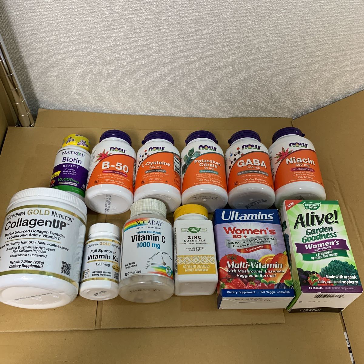 人気定番，得価 サプリメント 大量 12本 セット NOW FOODS 美容 健康 ビタミン システイン ビオチン ナウ フーヅ dietary supplement 色々(その他)｜売買されたオークション情報、yahooの商品情報をアーカイブ公開 - オ その他