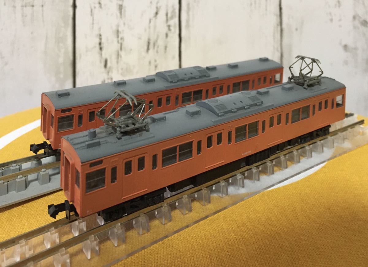 KATO 201系 試作車　900番代　オレンジ　　439 モハ200 440 モハ201 M モーター不動ジャンク扱い　発送クリックポスト198円