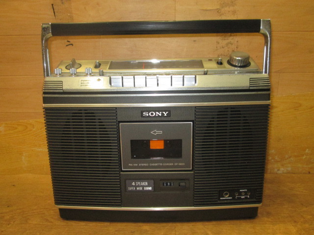3661、SONY CF-3800 未整備未確認。 ソニー CF-3800 – 4スピーカー