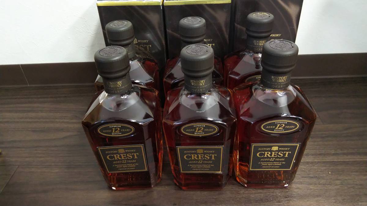 サントリー ウイスキー クレスト 12年 700ml 43% 未開栓 古酒 ☆古酒