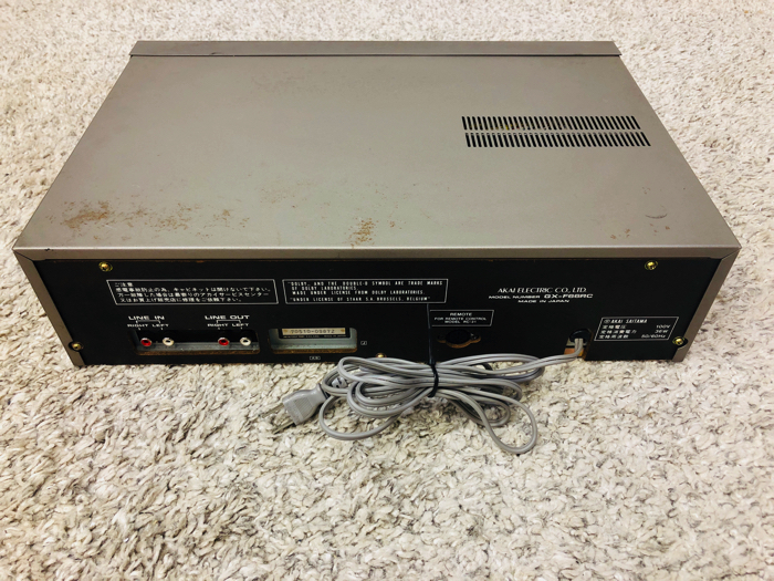 AKAI GX-F66RC クイックリバース アカイ カセットデッキ 音響機材