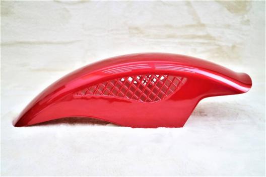 格安，SALE メッシュフェンダー 赤 汎用/レッドBEET風/外装 GS400LフェンダーGS400 GSX400EザリGSX250EインパルスGSX400イナヅマGT380 400FSゴキ(フロント)｜売買されたオークション情報、yahooの商品情報をアーカイ スズキ用