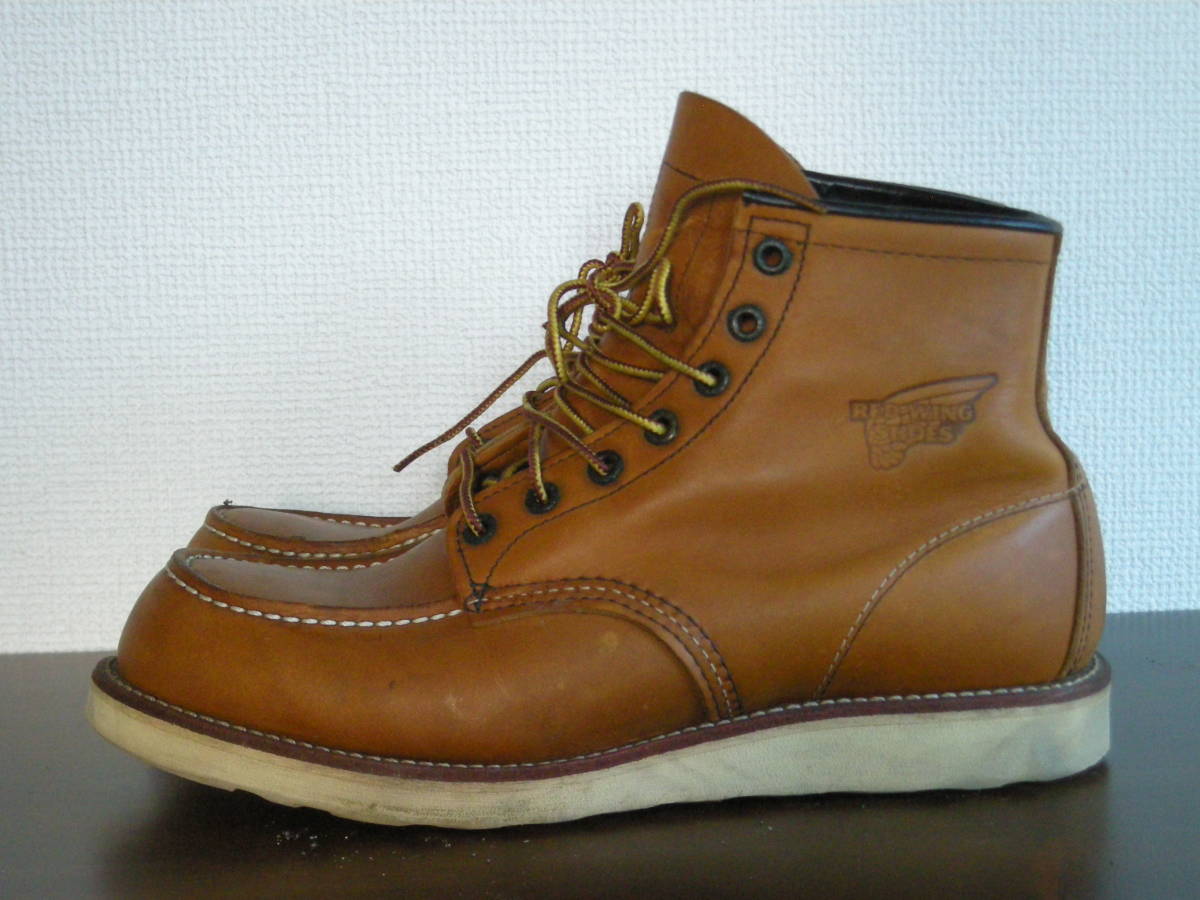 旧羽タグ レッドウィング REDWING 8155 ペコスブーツ (26.5) USA製 茶 