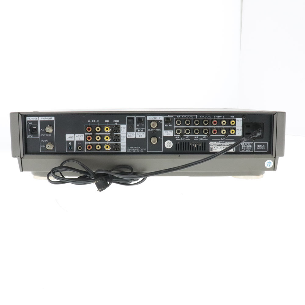 SONY EV-NS9000 ビデオデッキ 高画質 最高級 Hi8 ジャンク品 □【名古屋支店】 SONY EV-NS9000 高画質 Hi8 ビデオデッキ premium