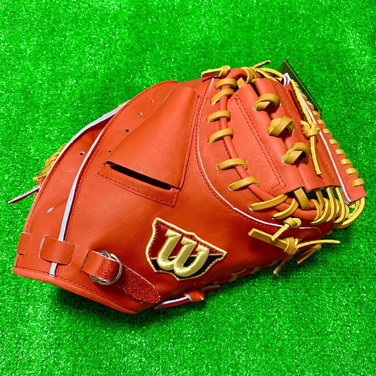 人気定番，限定SALE 交渉あり 高校野球対応 日本製 ウィルソン SELECT キャッチャーミット 硬式用 グローブ Wilson Eオレンジ MADE IN JAPAN 野球用(捕手用)｜売買されたオークション情報、yahooの商品情報をアーカイブ 大人用