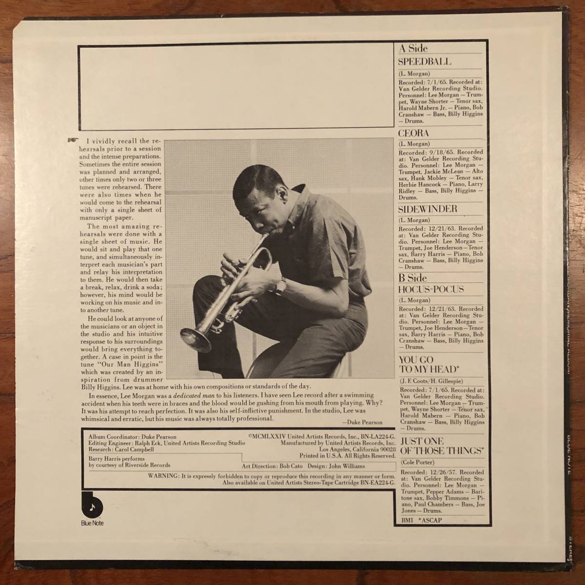 Morgan – Lee online Memorial Album Vinyl (LP, (リー・モーガン