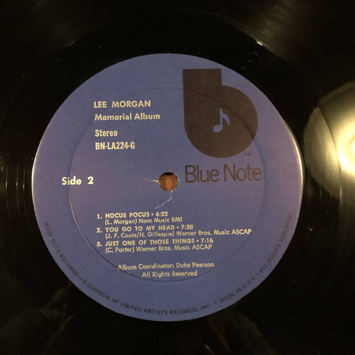 Morgan – Lee online Memorial Album Vinyl (LP, (リー・モーガン