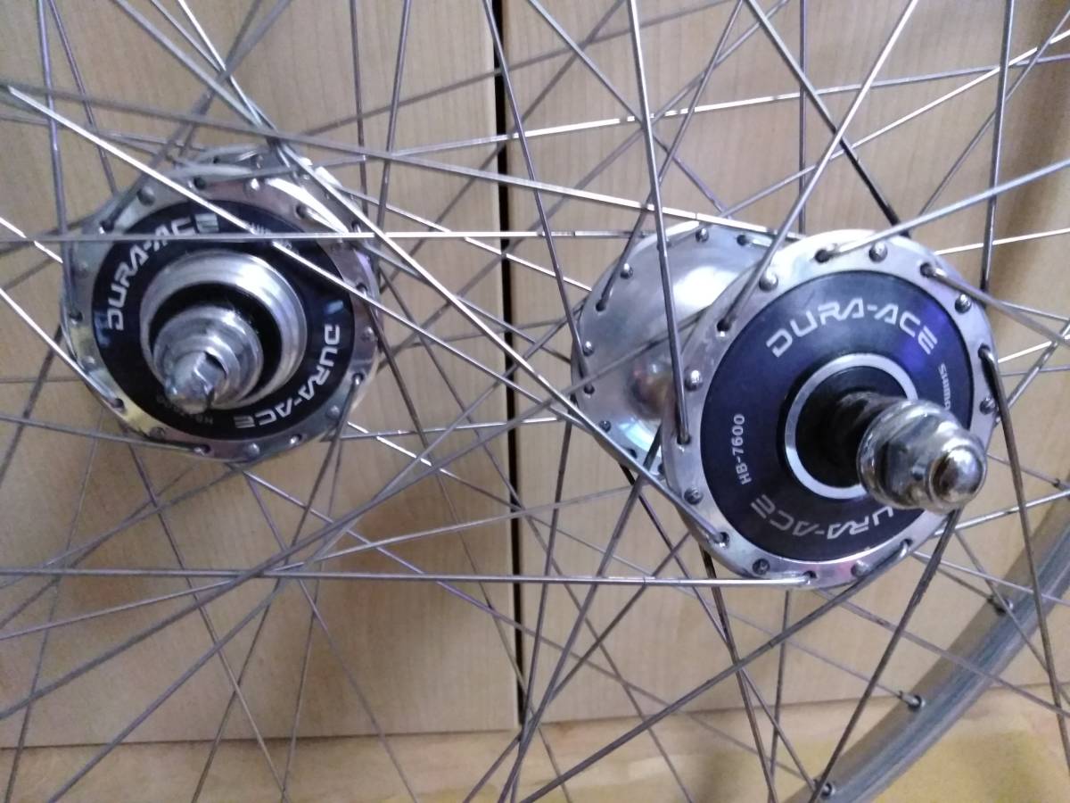 NJS DURA-ACE ARAYA GOLD 前後セット 100/110 チューブラー ホイール