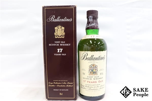 品質保証，HOT 注目 バランタイン ベリーオールド 17年 750ml 43% 箱 スコッチ(スコッチ)｜売買されたオークション情報、yahooの商品情報をアーカイブ公開 - オークファン スコッチ