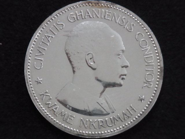 ガーナ - 10シリング銀貨 □ガーナ□1958年 10シリング銀貨 Lab 家の整理