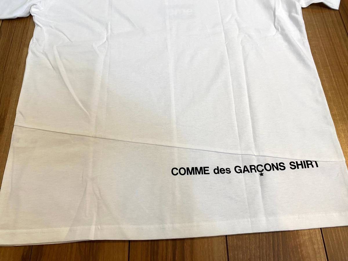 Supreme シュプリーム Comme des Garcons コムデギャルソン　T Shirt Tシャツ　XLサイズ　ホワイト　白