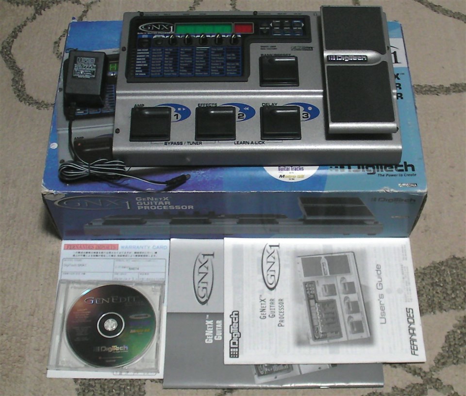  DIGITECH GNX-1 Whammy ワーミー も使える アンプモデリング マルチエフェクター 日本語取説と純正電源アダプター付き(マルチエフェクター)｜売買されたオークション情報、yahooの商品情報をアー エフェクター