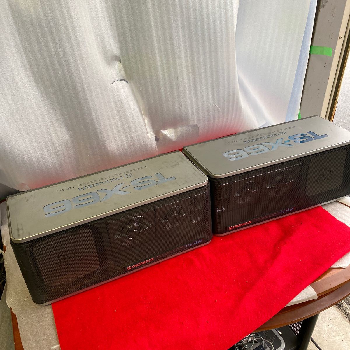 PIONEER carrozzeria TS-X66 4WAY スピーカー ウーハー 動作未確認 