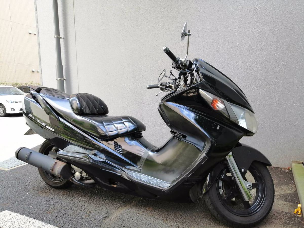 SALE，爆買い 23区内より スズキ スカイウエイブ ＣＪ４３Ａ 実働車 通勤 普段の足に ジャンク扱い(126cc-250cc)｜売買されたオークション情報、yahooの商品情報をアーカイブ公開 - オークファン 126cc-250cc