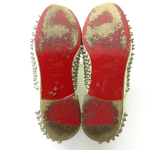 Christian Louboutin クリスチャンルブタン パンプス - パテントレザー Louboutin(クリスチャンルブタン) &frasl; ルブタン ポインテッド ピガール サンダル&frasl;34.5&frasl;BLK クリスチャン エナメル パテント オープントゥ