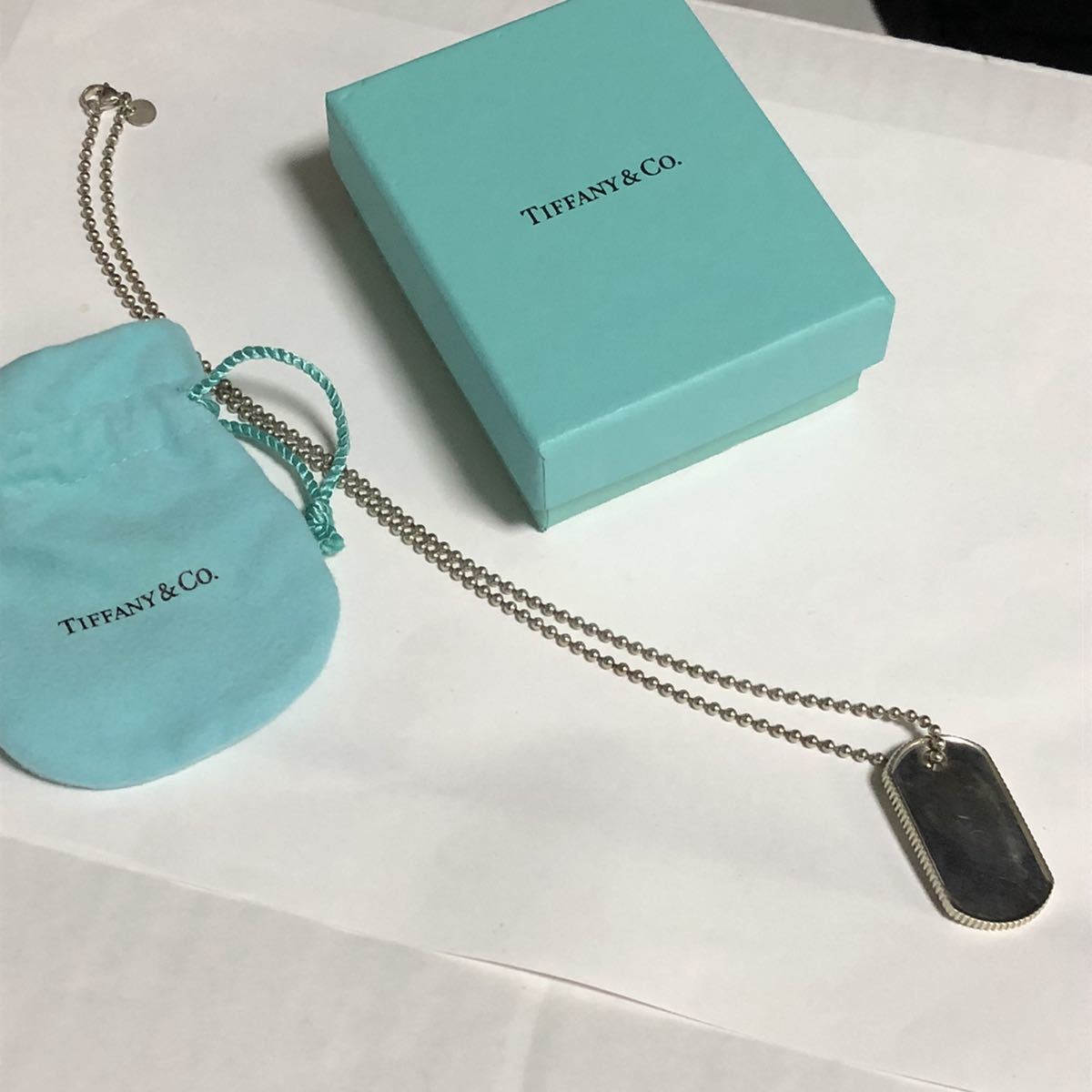 TIFFANY ティファニー シルバー 925 ドックタグ ティファニー 