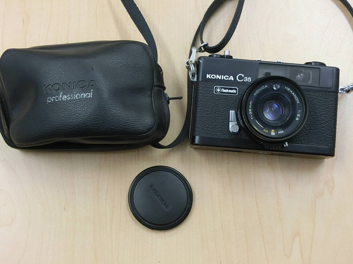 052-7/15）KONICA コニカ C35 HEXANON 2.8/38 現状品 【公式通販】