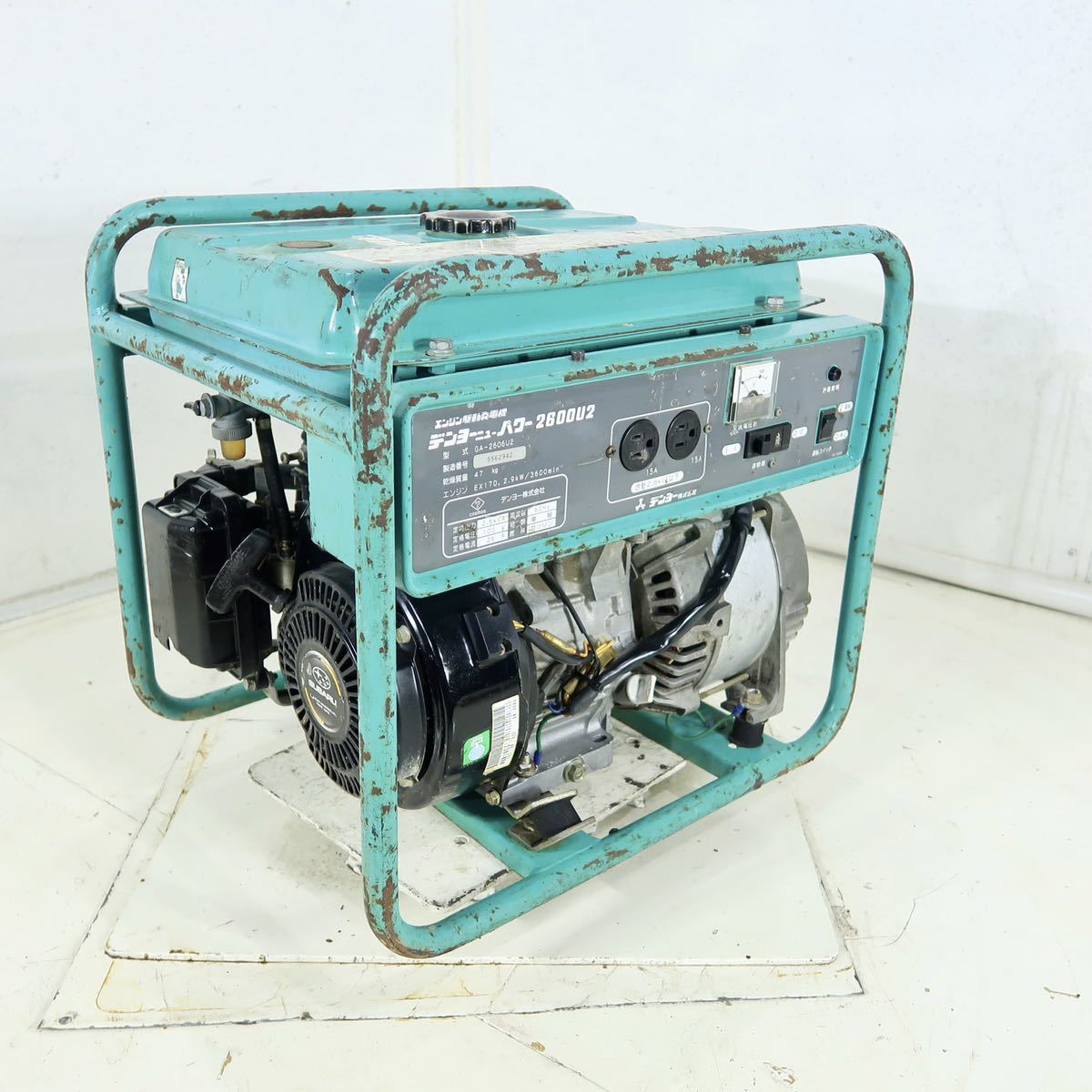 デンヨー 発電機 - Yahoo!オークション エンジン発電機 DENYO GA-2606U