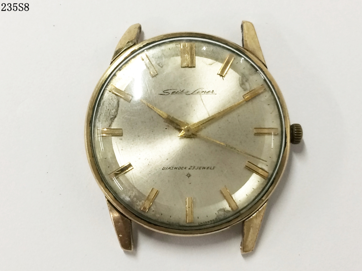 セイコー ライナー J15007E SEIKO 23石 - LINER 0 14KGF OH済 Yahoo