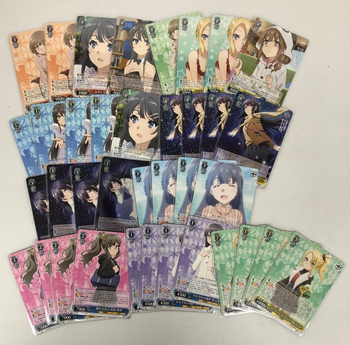 I366a☆WS/ヴァイスシュヴァルツ 青春ブタ野郎シリーズ SR RR 青ブタ