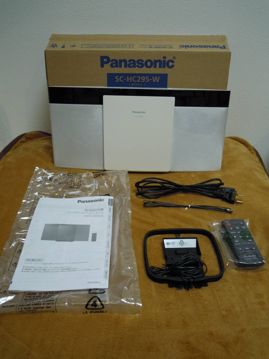 Panasonic コンパクトステレオシステム SC-HC55 -K ブラック 中古