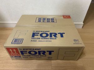 セール、新品】 Dunlop ダンロップ フォート 1箱60球 2箱セット