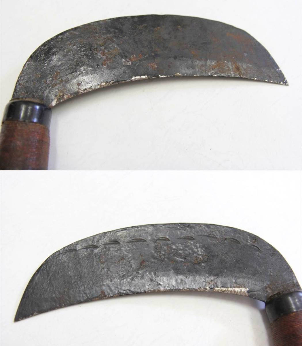 鎖鎌】時代 鎖がま かま 螺鈿細工 忍者武器道具(武具)｜売買された
