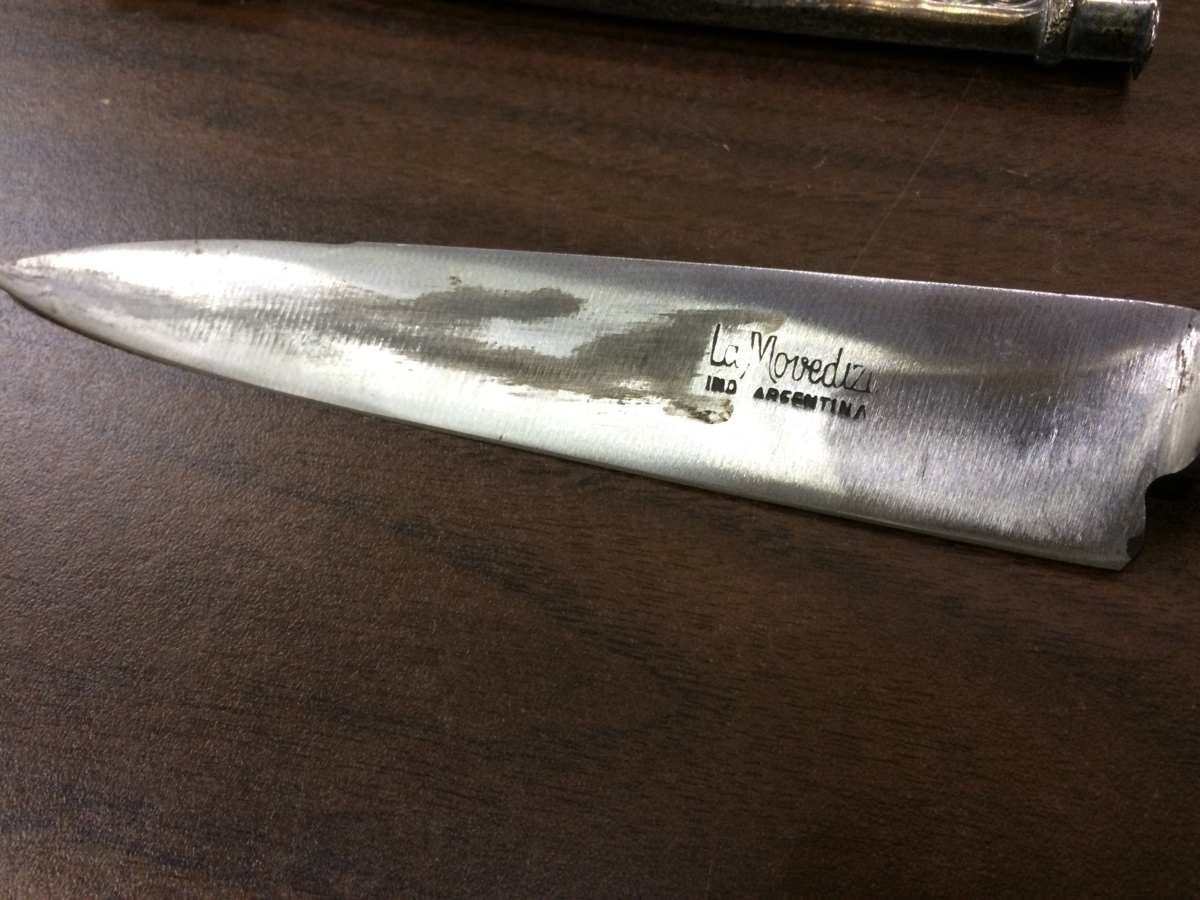 ☆中古☆アルゼンチン ガウチョナイフ INOX 製 ALPACA La movediza