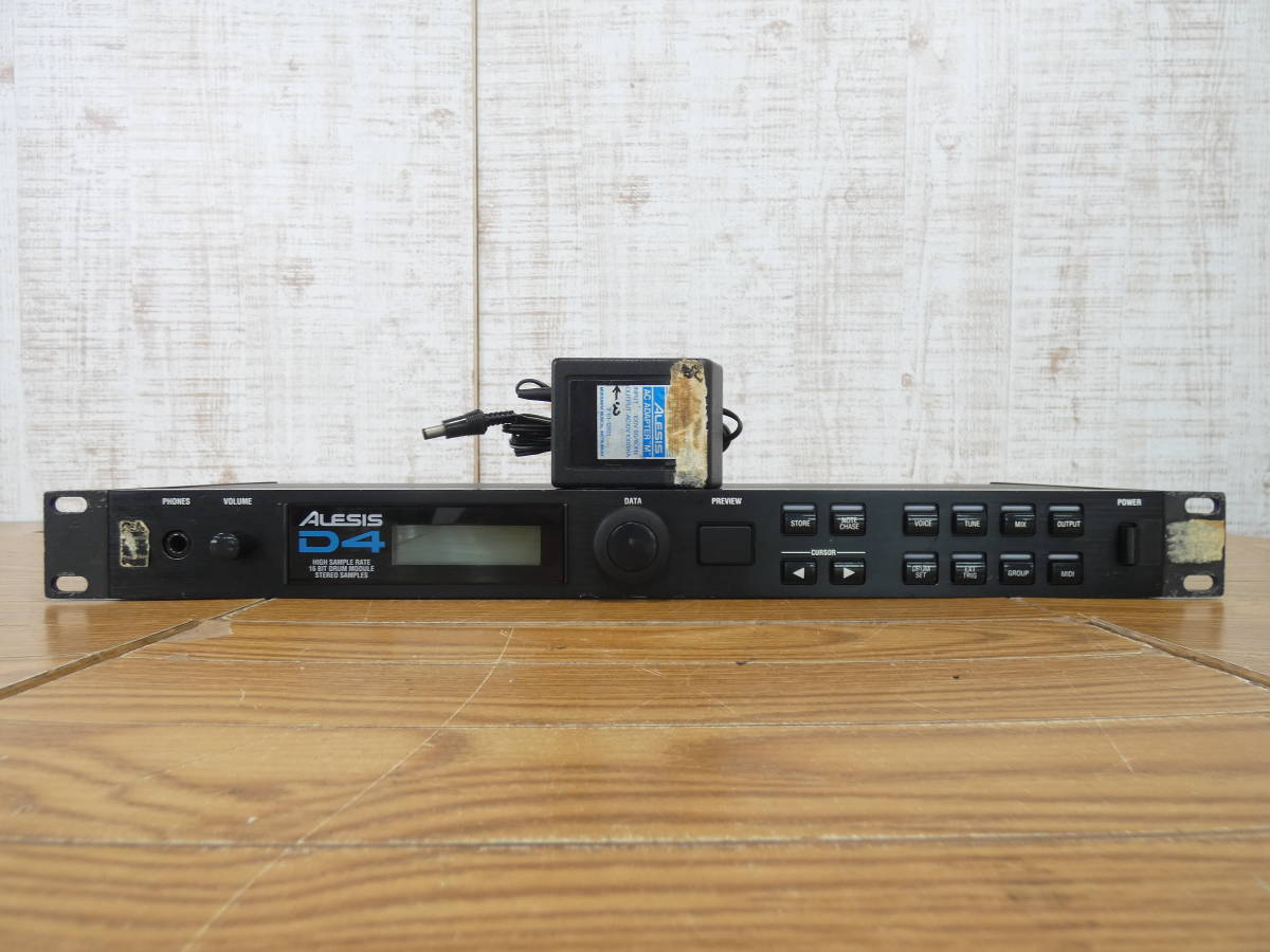 ALESIS アレシス D4 ドラム 音源モジュール 音響機器 楽器 @80 (8829