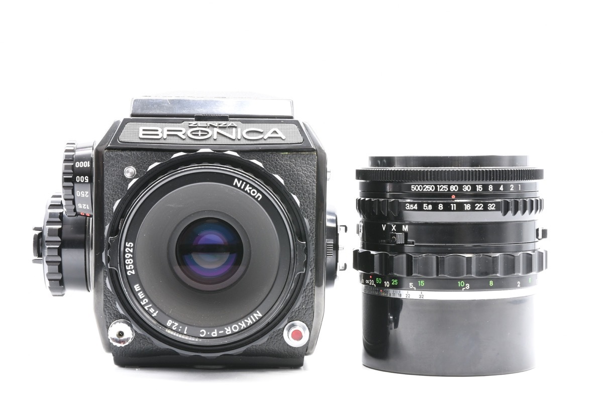 ◇ ZENZA BRONICA ゼンザブロニカ EC + NIKKOR-P・C 75mm F2.8 +