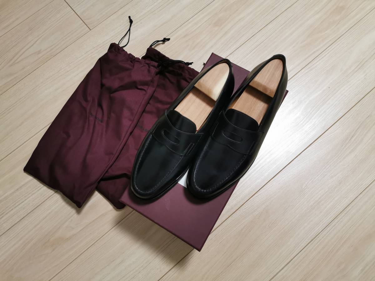 新品 JOHN LOBB ジョンロブ LOPEZ ロペス 黒8E ローファー スリッポン 