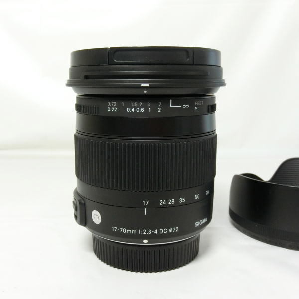 【美品】ニコン用 シグマ SIGMA Contemporary 17-70mm F2.8-4 DC MACRO OS HSM 大口径標準ズームレンズ