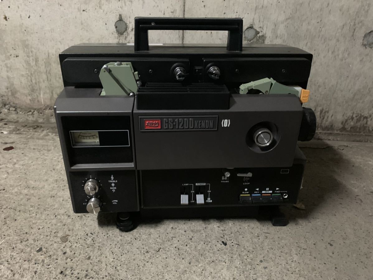 ELMO エルモ GS-1200 8mm映写機 ELMO 8ミリ映写機 GS-1200 キセノン GS-1200 ELMO - Super8wiki GS com