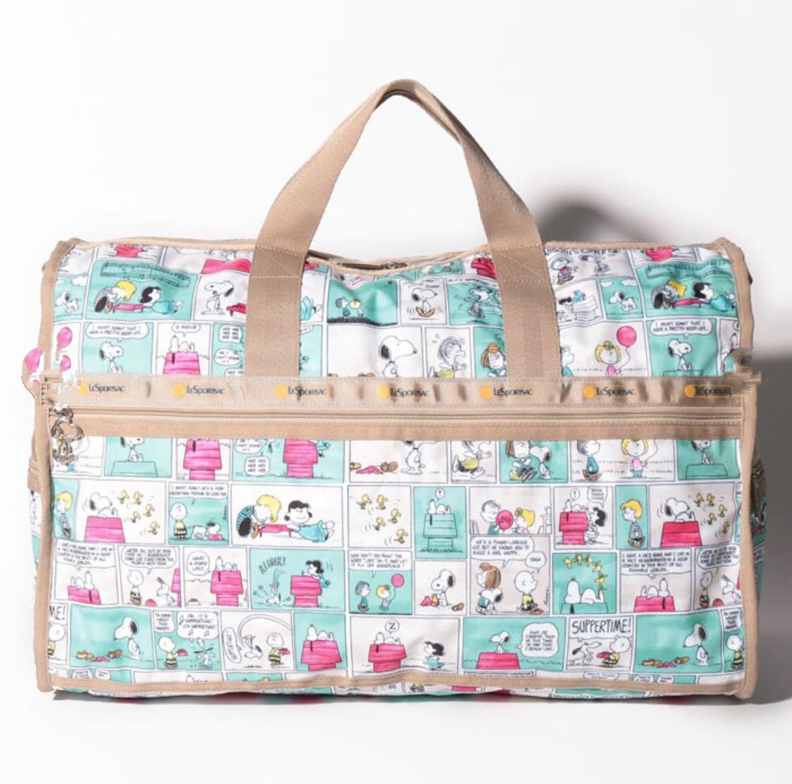 Lesportsac レスポートサック ピーナッツコラボ ボストンバッグ ラージウィークエンダー 7185 L005 コミックストリップ ボストンバッグ 売買されたオークション情報 Yahooの商品情報をアーカイブ公開 オークファン Aucfan Com