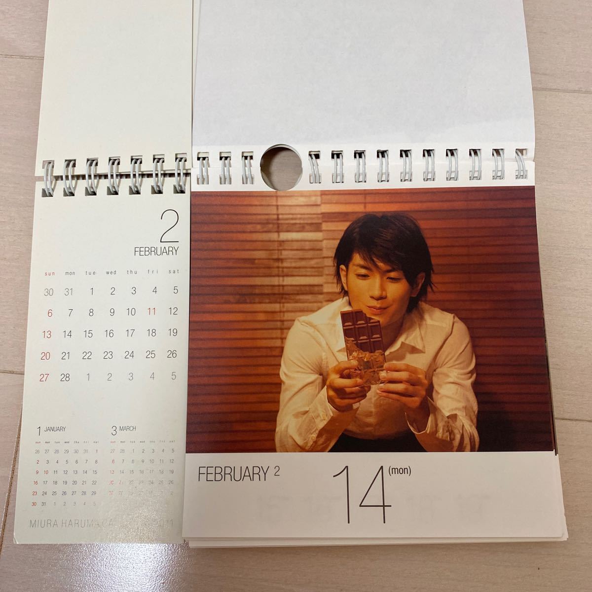 三浦春馬 公式通販 2011年 カレンダー 三浦春馬さん2011年カレンダー