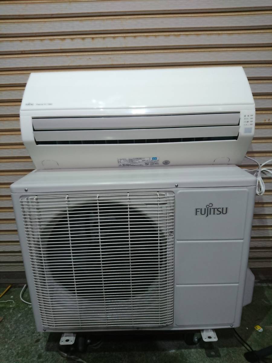 □'12年 主に10畳 富士通 エアコン AS-V28B 2.8kw イオン空清 [0128LK