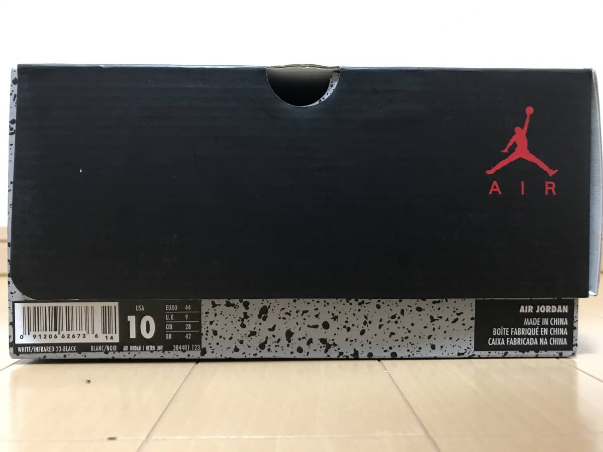 新品未使用 NIKE AIR JORDAN 6 RETRO LOW INFRARED23 28.0cm／エア 